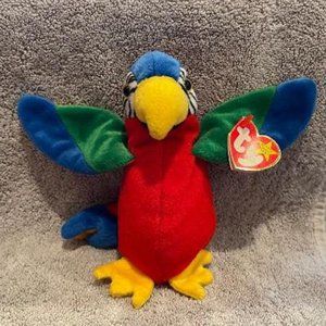 Jabber the Parrot Beanie Baby (1998)